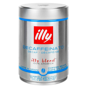 Кава Мелена без Кофеїну illy Decaffeinato, 100% Arabica, 250 грам