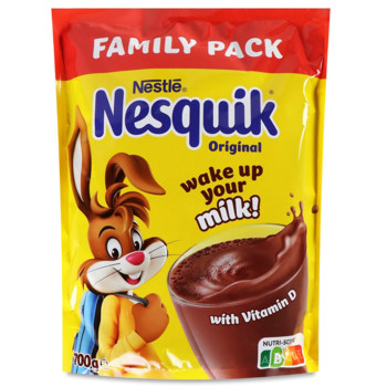 Nesquik, 700 г (з вітаміном D, без глютену)