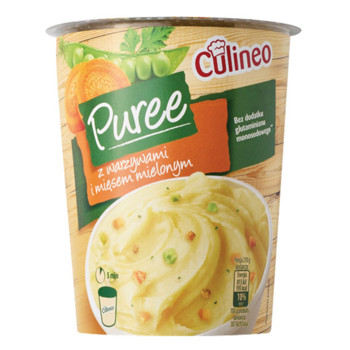 Пюре Картопляне з Овочами і Фаршем  Culineo Puree z Warzywami i Miesem Mielonym, 50 г