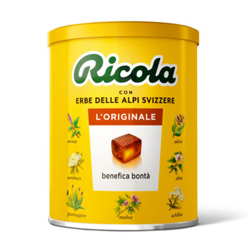 Льодяники Ricola con Erbe Delle Alpi Svizzere L'originale, 250 г