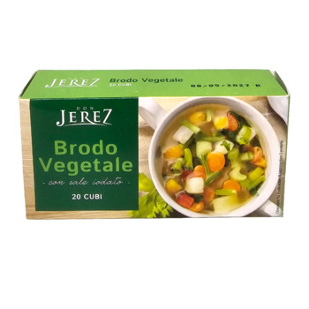 Кубики бульйонні Овочеві Don Jerez Brodo Vegetale, 220 г (10*11г)