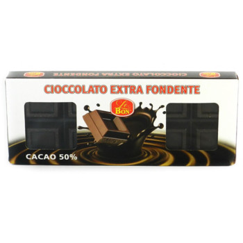 Шоколад Le Bon, Cioccolato Extra Fondente, 50% какао, 500 г.