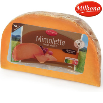 Сир Milbona Mimolette demi-vieille, 250 г