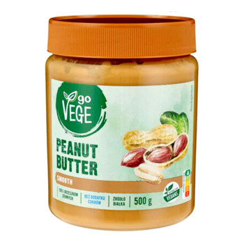 Арахісова Паста Go Vege Penut Butter SMOOTH, 500 г