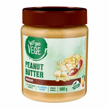 Арахісова Паста Go Vege Penut Butter CRUNCHY, 500 г