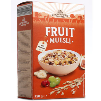 Мюслі Фруктові Crownfield Fruit Muesli, 750 г