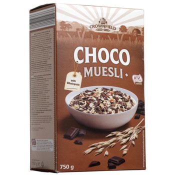 Мюслі Шоколадно-вівсяні Crownfield Choco Oat-Muesli, 750 г