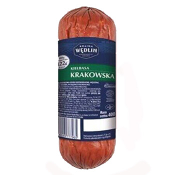 Ковбаса  Краківська, Kraina Wedlin Kielbasa Krakowska, 400г