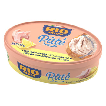 Паштет Рибний Ріо Маре Тунець з Лимонним Соком Rio mare Pate Fish Spred Tuna with Lemon Juise, 115 г