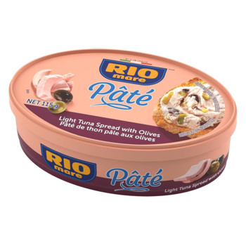 Паштет Рибний Ріо Маре Тунець з Оливками Rio mare Pate Fish Spred Tuna with Olives, 115 г