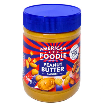 Паста Арахісова American Foodie Peanut Butter Smooth, 340 г