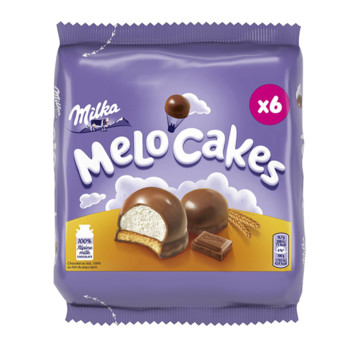 Печиво Суфле в Шоколаді Мілка, Milka Melo Cakes, 100 г