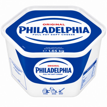 Сир Філадельфія XXL Крем Сир Вершковий Philadelphia Original Cream Cheese Professional  1650 г