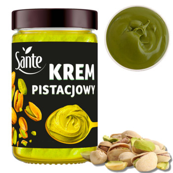 Крем Паста Фісташкова (45% Фісташок) Санте, Sante Krem Pistacjowy, 190 г