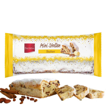 Штоллен Різдв'яний з Маслом Фаворіна, Favorina mini Stollen Butter, 200 г