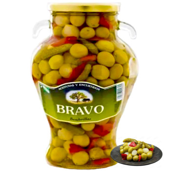 Оливки Aceitunas y Encurtidos BRAVO Coctel Gazpacho, 2,5 Кг ,