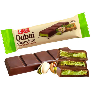 Дубайський Шоколад (батончик) Oddie Dubai Chocolate Pistachio with Kunafa, 27 г