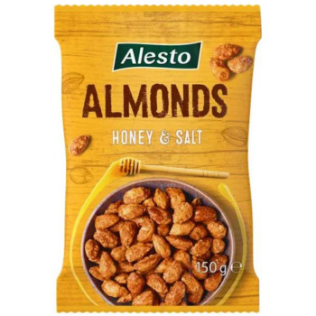 Орехи Миндаль с медом и солью Алесто Alesto Almonds Honey & Salt, 150 грам