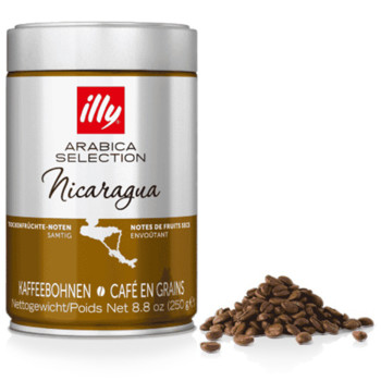 Кава в Зернах illy Nicaragua, 100% Arabica, 250 грам