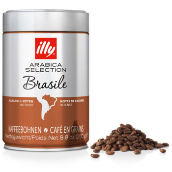 Кава в Зернах illy Brazile, 100% Arabica, 250 грам