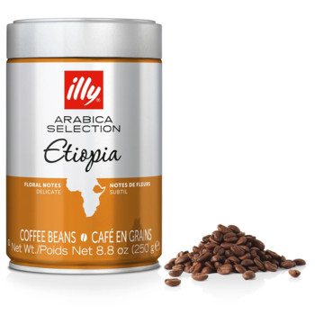 Кава в Зернах illy Etiopia, 100% Arabica, 250 грам