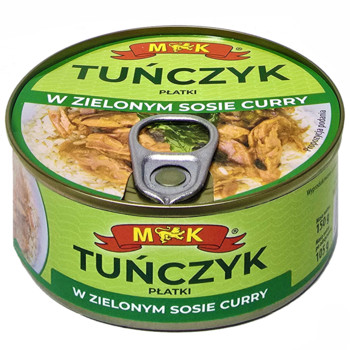 Тунець в Зеленому Соусі Каррі MK Tunczyk w Zielonym Sosie Curry, 150 г