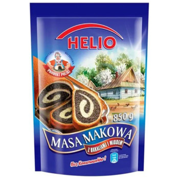 Макова Масса HELIO (м'яка упаковка), Masa Makova z Bakaliami, 850 г