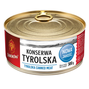 Консерва М'ясна (свинина) Sokołów Konserwa Tyrolska 300г