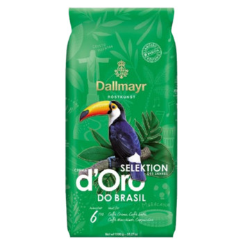 Кава в Зернах Dallmayr Crema d'Oro Selektion das Jahres Brasil, 100% Arabica, зерно 1 кг