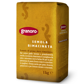Борошно з Твердих сортів Пшениці Granoro Semola Rimacinata, 1 кг
