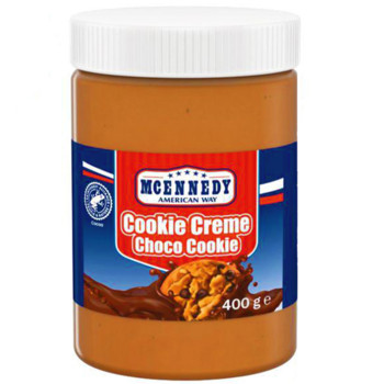 Крем Паста з Печивом MCennndy American Way Cookie Creme Cocoa Cookie, 400 г