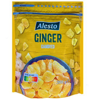 Імбирні Цукати Алесто, Alesto Ginger Candied, 200 г