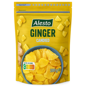 Імбирні Цукати Алесто, Alesto Ginger Candied, 200 г