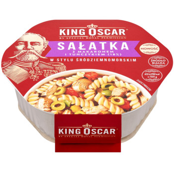 Салат з Тунцем (18%) King Oscar Salatka w Style Srodziemnomorskim, 220 г