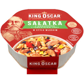 Салат з Тунцем (20%)  King Oscar Salatka w Style Wloskim, 220 г