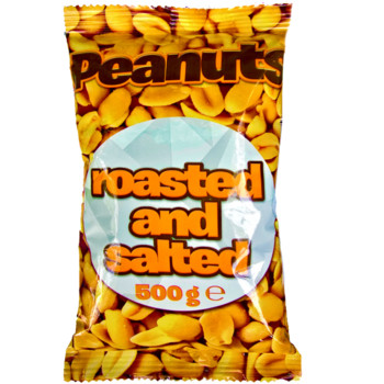 Арахіс Смажений Солений, Peanuts Roasted and Salted, 500 г