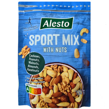 Суміш горіхів Алесто Спортивний Мікс, Alesto Sport MIX, 150 г