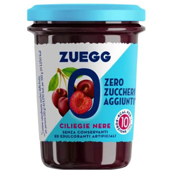 Джем Вишня Черная без Сахара Консервантов Zuegg Ciliegie Nere Zero, 220 г