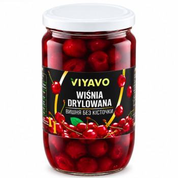 Вишня без кісточки Консервована Viyavo Wisnia Drylowana 720мл
