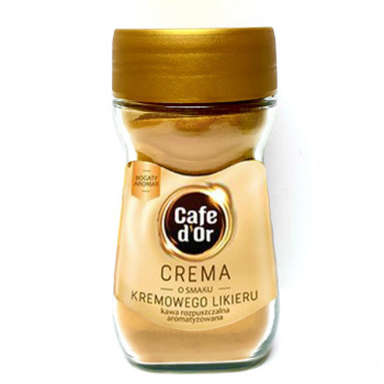Кава Cafe d'Or Crema, o smaku Kremowego Likieru ( вершковий лікер), 75 г, розчинна