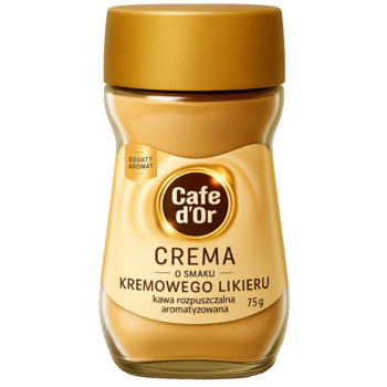 Кофе Растворимый Cafe d'Or Crema Сливочный Ликер, o smaku Kremowego Likieru, 75 г