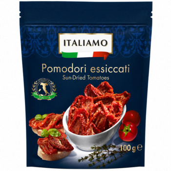 Помидоры Вяленые Italiamo Pomodori Essiccati Sun-Dried Tomatoes, 100 г