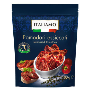 Помідори В'ялені  Italiamo Pomodori Essiccati Sun-Dried Tomatoes, 100 г