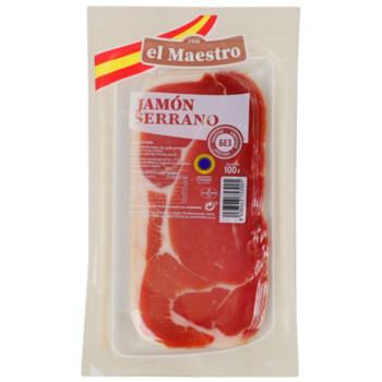 Хамон Нарізаний, el Maestro Jamon Serrano, 100 грам