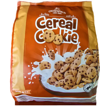Сухий Сніданок "Зернове Печиво" Crownfield Cereal Cookie, 500 г