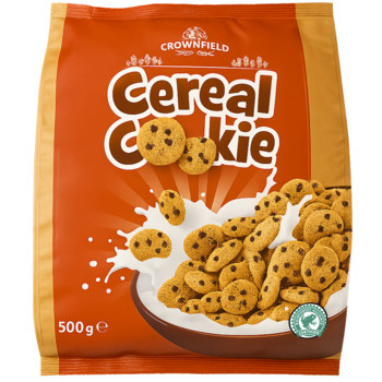 Сухий Сніданок "Зернове Печиво" Crownfield Cereal Cookie, 500 г