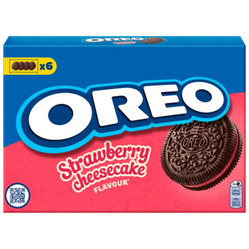 Печиво Орео Полуничний Чізкейк Oreo Strawberry Cheesecake flavour, 228 г