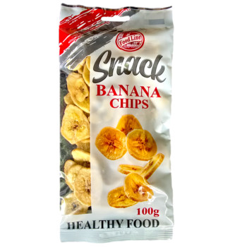 Бананові Чіпси Food Line Snack Banana Chips, 100 г