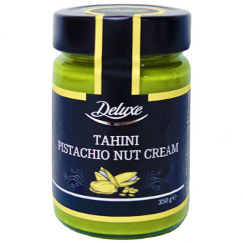 Паста Фісташкова з Кунжутом Delux Tahini Pistachio Nut Cream, 350 г