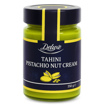 Паста Фісташкова з Кунжутом Delux Tahini Pistachio Nut Cream, 350 г